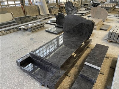 Fransk Tombstone Bahama Blå